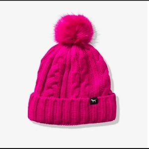 Victoria’s Secret Pink Sherpa beanie